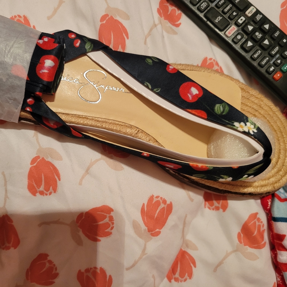Jessica Simpson wrap sandles